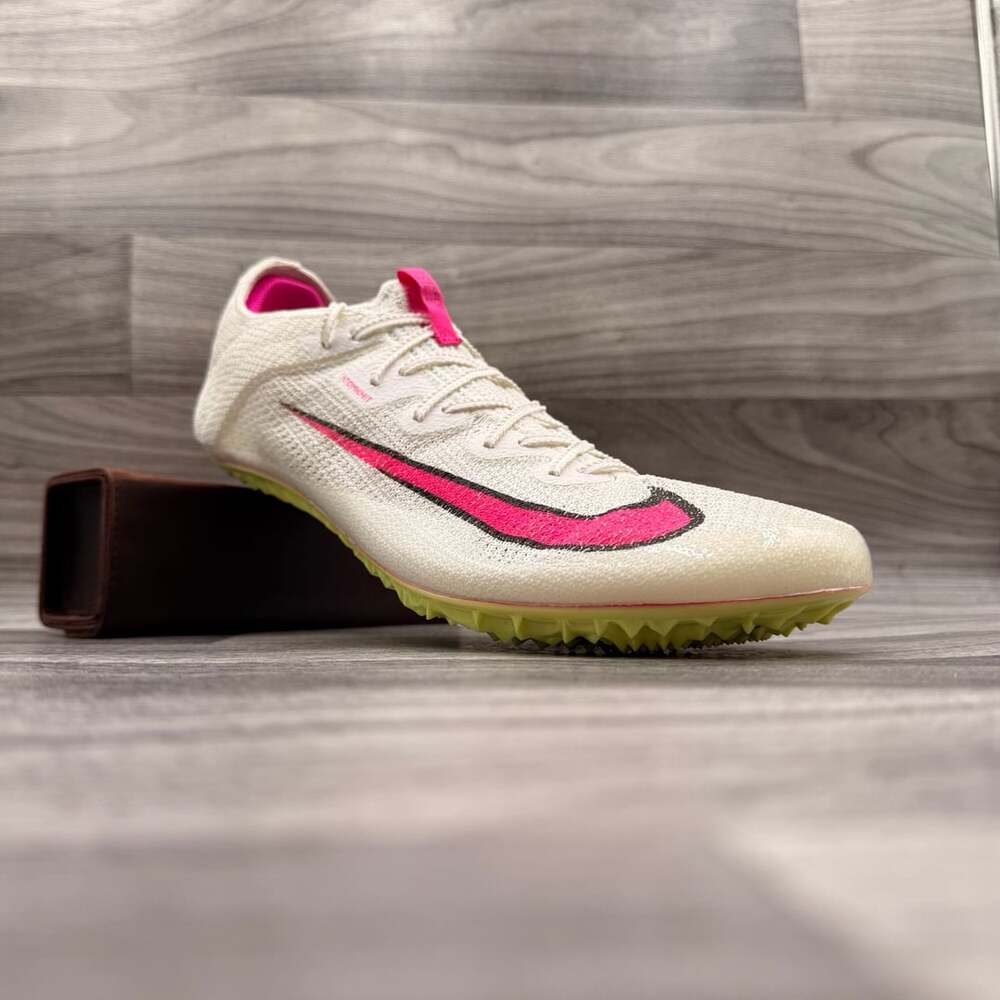 Nike Zoom Superfly Elite 2 Track Spikes Sail Fierce Pink CD4382-101 Size 15